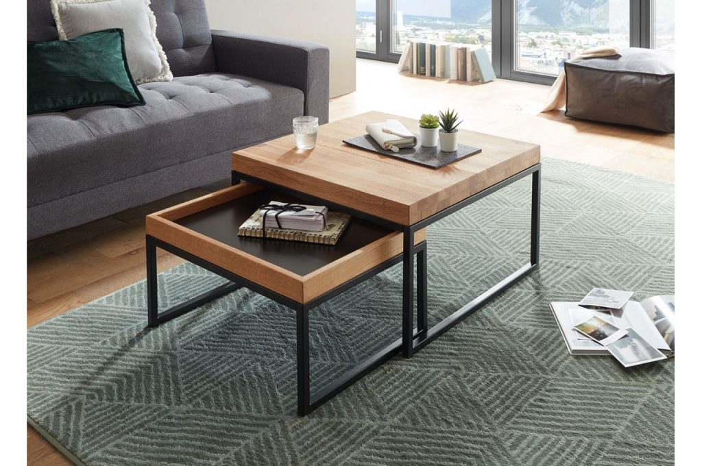 Table basse carree